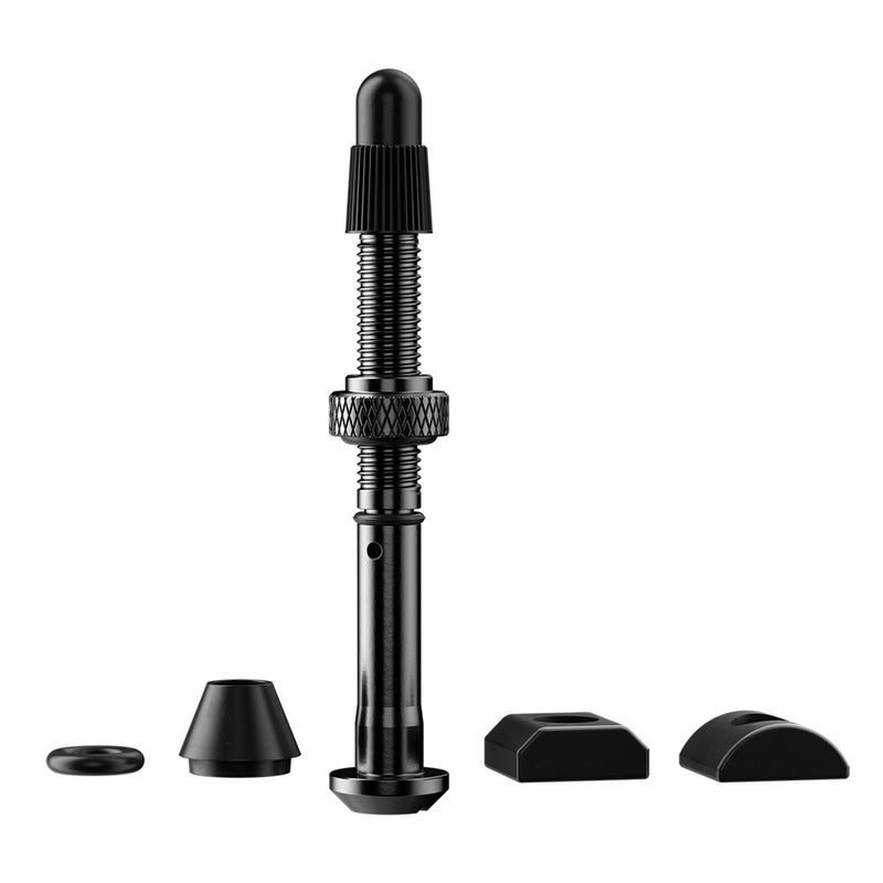Load image into Gallery viewer, SRAM QUARQ TYREWIZ 2.0 VALVE STEM PACKS - LENGTH I (58.6-65.8MM) INCLUDING 2 VALVES, 2 O-RING SETS, 2 SETS OF SQUARE, O-RING AND ROUND RUBBER SEALS, 1 SEALANT SLEEVE)