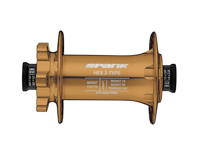 Load image into Gallery viewer, SPANKHEX_J-TYPE_Boost_F15-20_Hub_Bronze_1080x