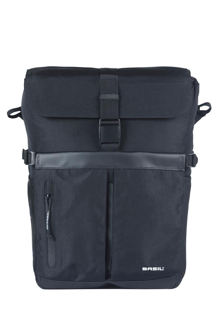 Load image into Gallery viewer, 18428 Basil Move commuter bicycle bag MIK studs bl