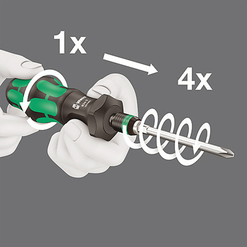 Load image into Gallery viewer, 826 T Kraftform Turbo Bits Screwdriver, Rapidaptor quick-release chuck
