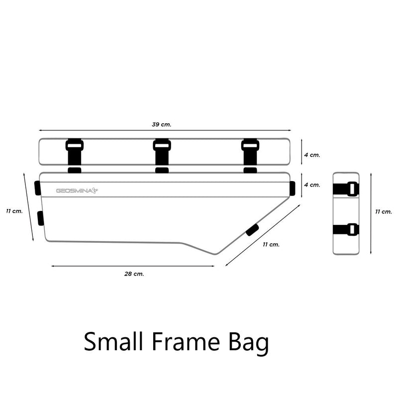 Load image into Gallery viewer, small-frame-bag-dimension
