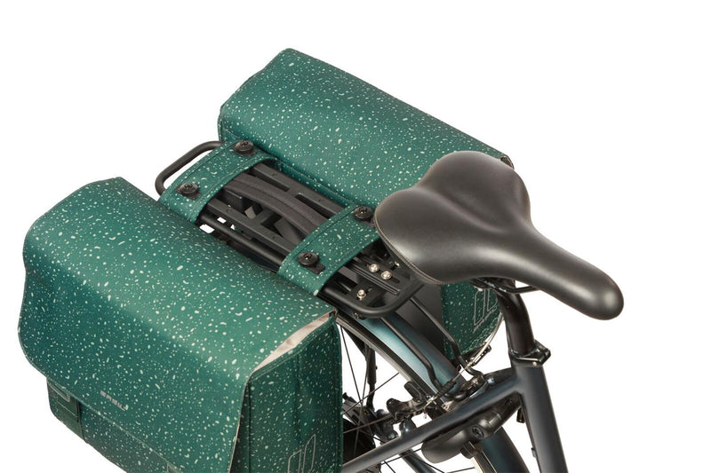 Load image into Gallery viewer, 18419 Basil Flair double bicycle bag MIK green_6-m