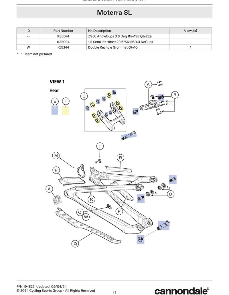 Load image into Gallery viewer, Moterra SL Spares 2