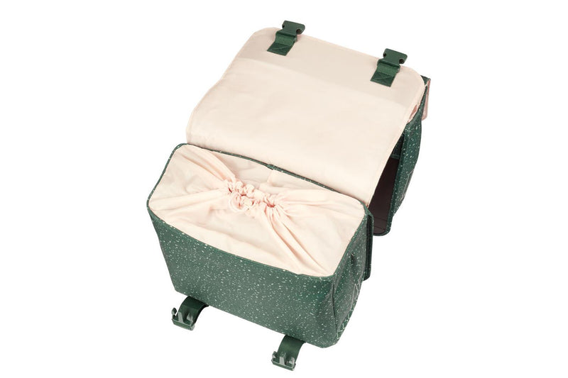 Load image into Gallery viewer, 18419 Basil Flair double bicycle bag MIK green_3-m