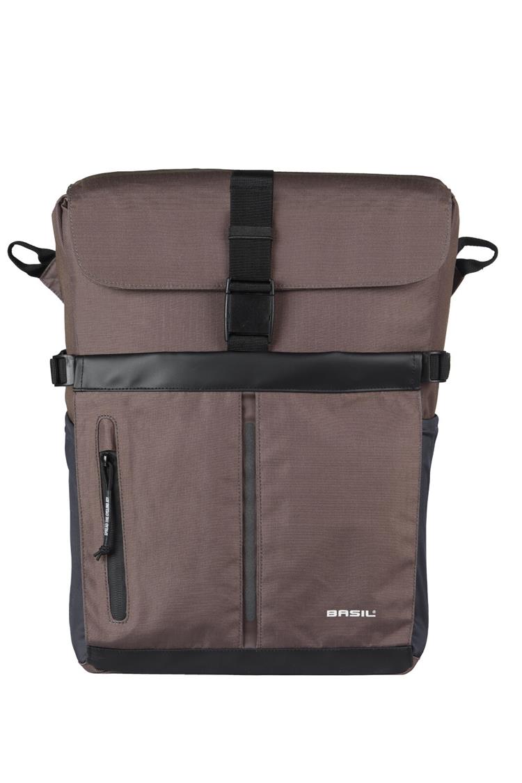 Load image into Gallery viewer, 18429 Basil Move commuter bicycle bag MIK studs br