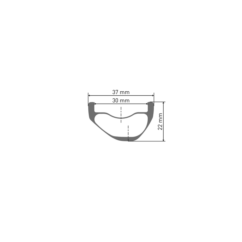 Load image into Gallery viewer, XMC 1200 Rear Rim Profile