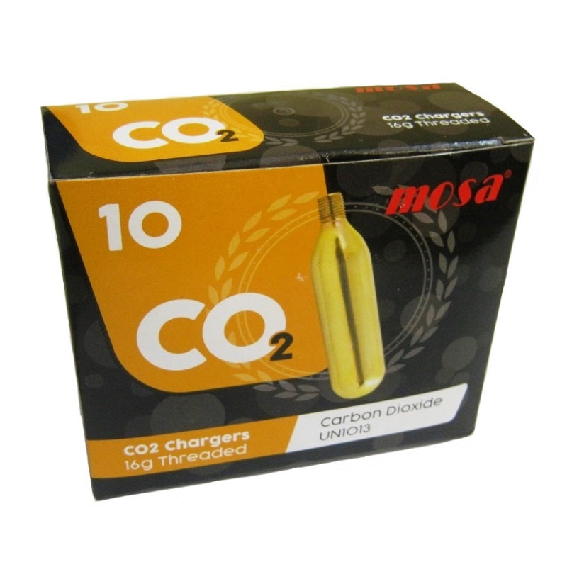 Load image into Gallery viewer, 16g Threaded CO2 Cartridges 10/Box - Box