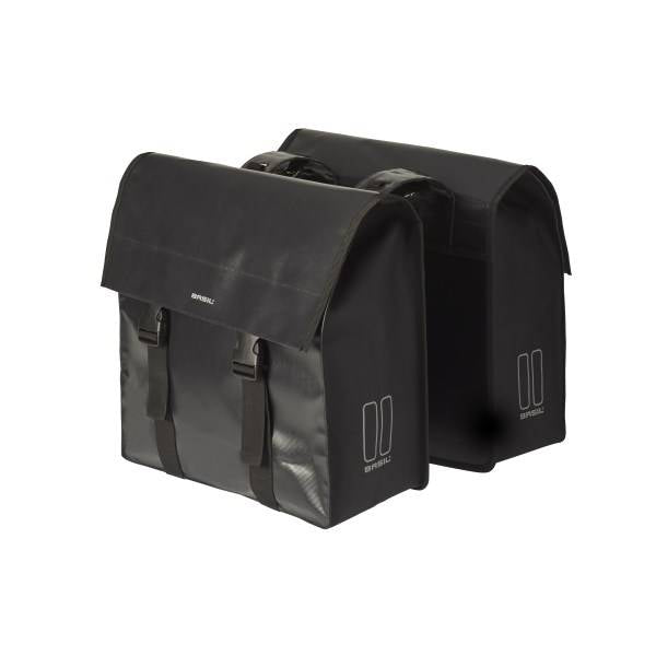 Load image into Gallery viewer, basil-urban-load-double-bag-48-53l-black