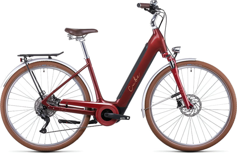 Load image into Gallery viewer, Cube Ella Ride Hybrid 400 2022 - Auburn 'n' Salmon