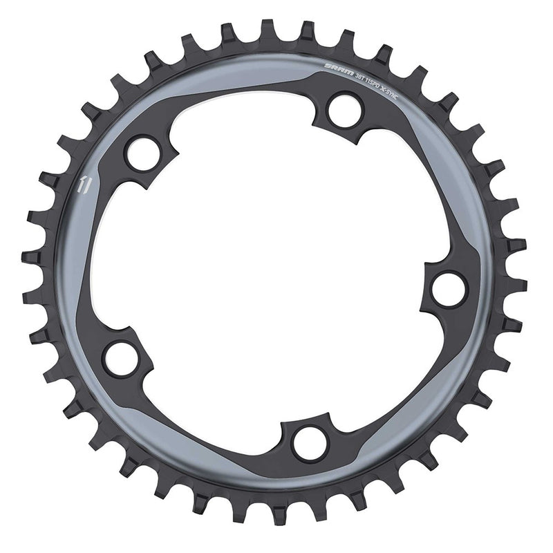 Load image into Gallery viewer, SRAM Chain Ring X-Sync 40 Tooth 11 Speed Apex 1 Asymmetric 110 BCD Aluminium Black BB30 or GXP