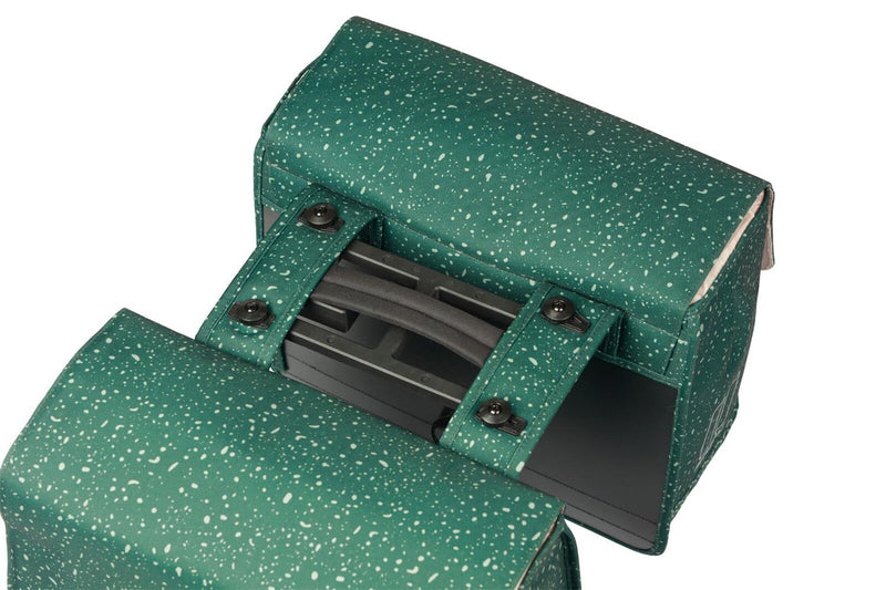Load image into Gallery viewer, 18419 Basil Flair double bicycle bag MIK green_4-m