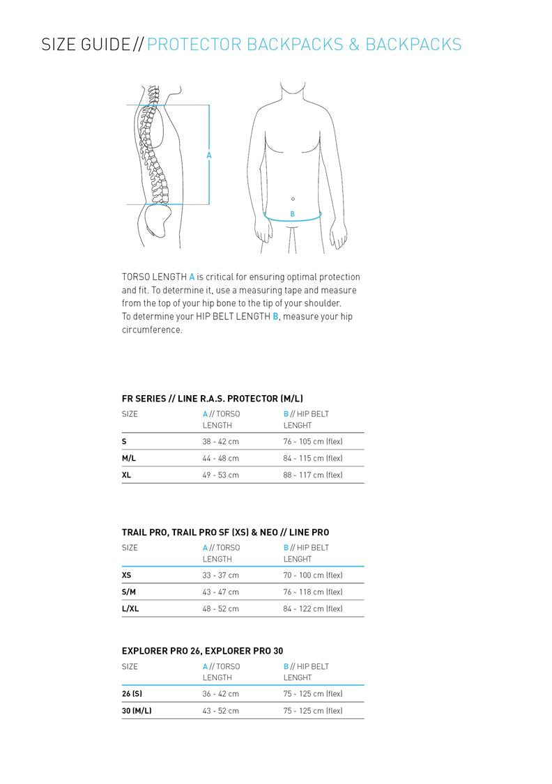 Load image into Gallery viewer, 24_EVOC_SIZE_GUIDE_2023_01_EN