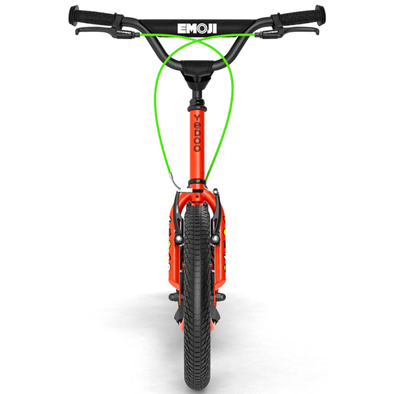 Load image into Gallery viewer, Yedoo Wzoom Emoji Scooter 16/12" Red - Front