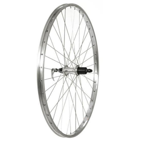 Load image into Gallery viewer, Rear 26&quot; QR Alloy 8/9 Speed Cassette Wheel - Thumbnail
