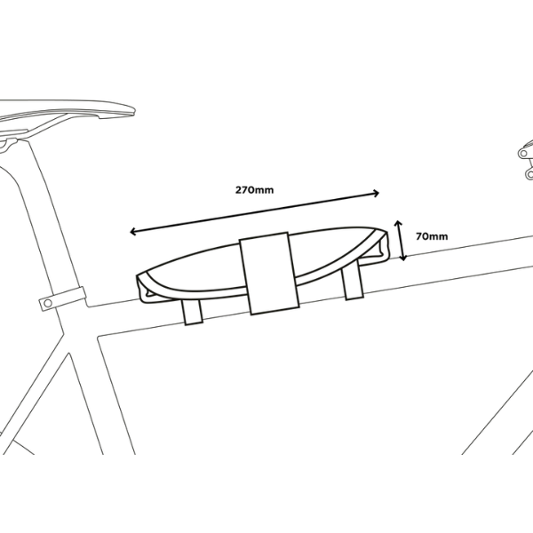 Load image into Gallery viewer, Restrap Hike a Bike Dimensions