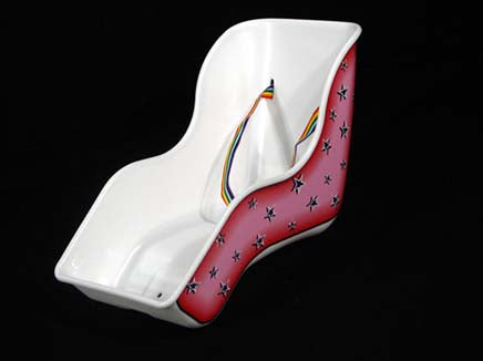 Load image into Gallery viewer, DOLLS SEAT W/METAL BRACKET