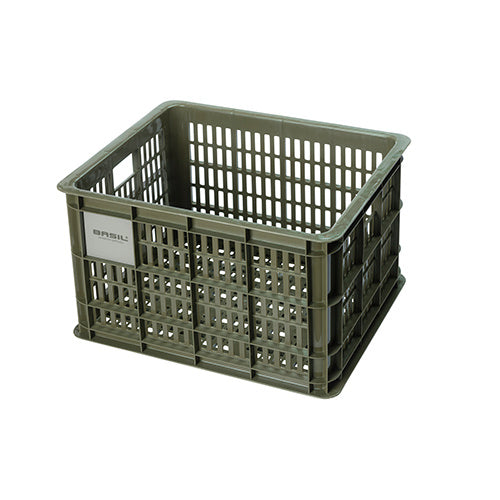 Load image into Gallery viewer, basil-bicycle-crate-m-medium-295-litres-green