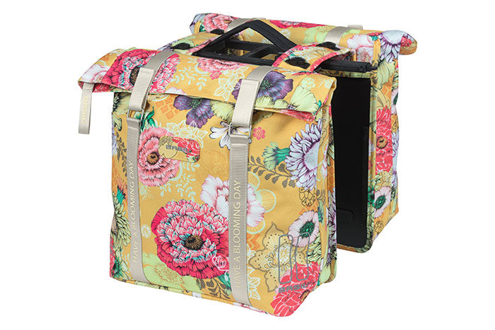 Load image into Gallery viewer, basil-bloom-field-double-pannier-bag-mik-28-35-lit