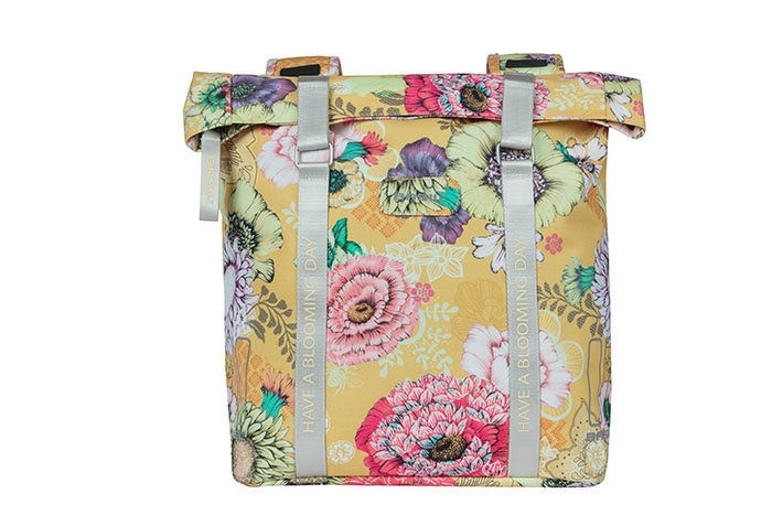 Load image into Gallery viewer, basil-bloom-field-double-pannier-bag-28-35-litres
