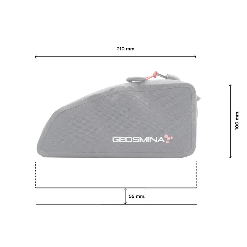 Load image into Gallery viewer, Geosmina small top tube bag dimensions