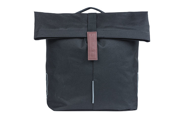 Load image into Gallery viewer, basil-city-double-pannier-bag-mik-28-32-litres-bla