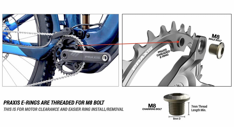 Load image into Gallery viewer, PRAXIS M8-E-RING-BOLT-GRAPHIC