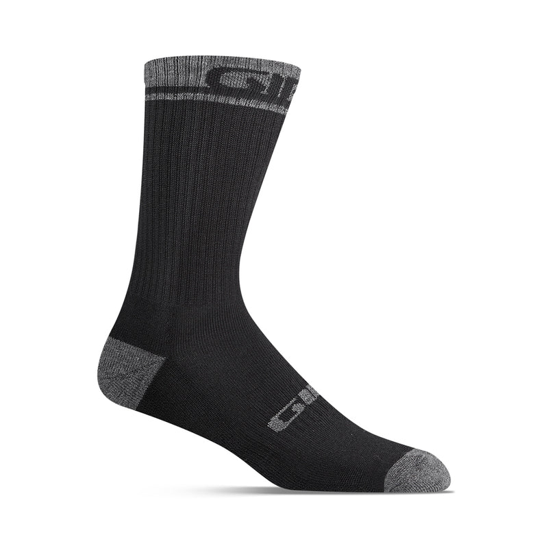 Load image into Gallery viewer, Giro Winter Merino Wool Sock - Black/Dark Shadow