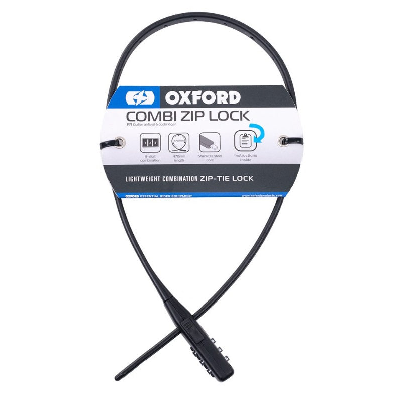 Load image into Gallery viewer, Oxford Combi Zip Lock Black