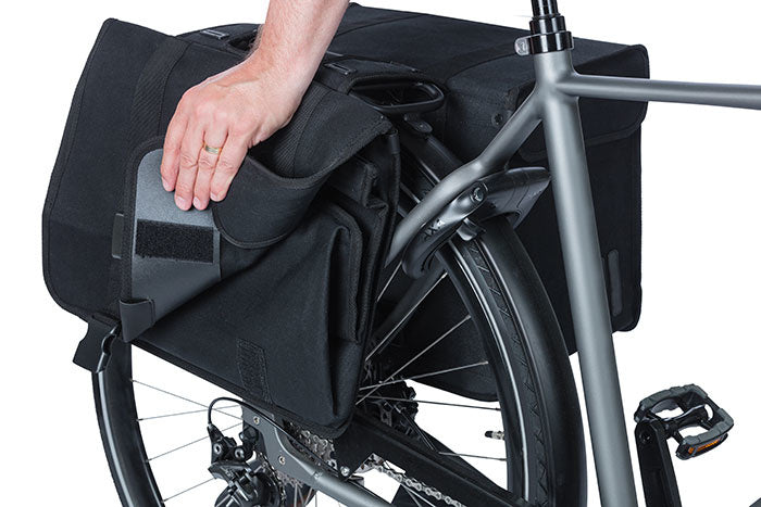 Load image into Gallery viewer, basil-kavan-eco-classic-double-pannier-bag-58-litr