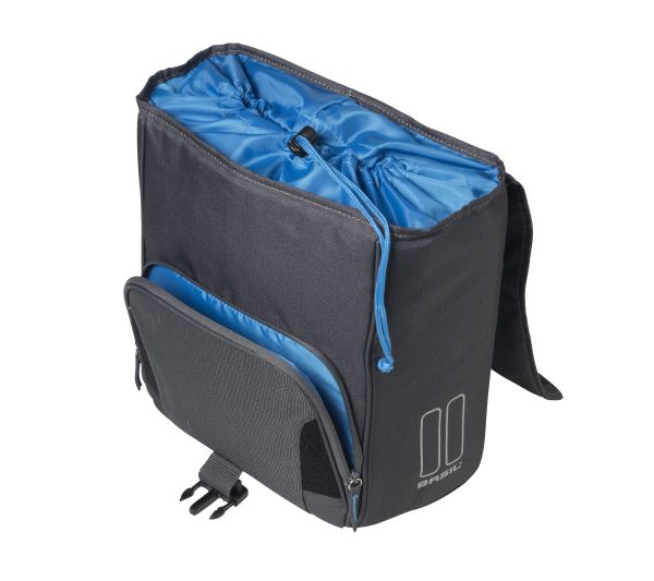 Load image into Gallery viewer, basil-sport-design-commuter-bag-18l-graphite open