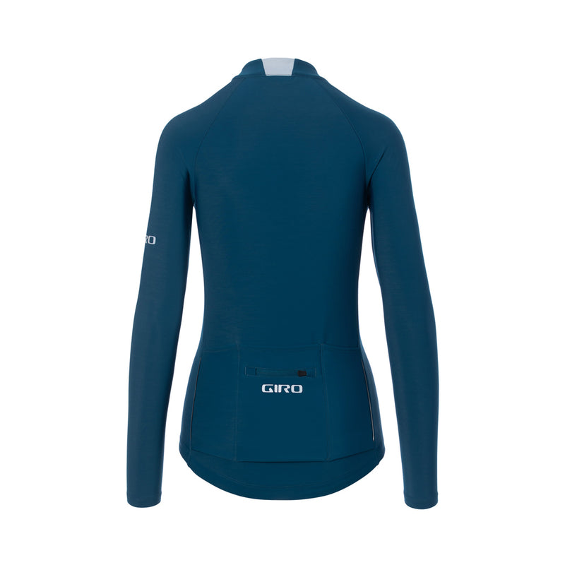 Load image into Gallery viewer, Giro Women&#39;s Chrono Thermal LS Jersey -Harbor Blue
