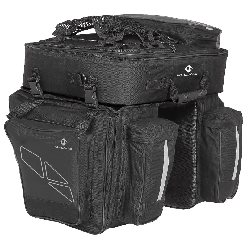 Load image into Gallery viewer, M-Wave Amsterdam Triple Pannier Bag