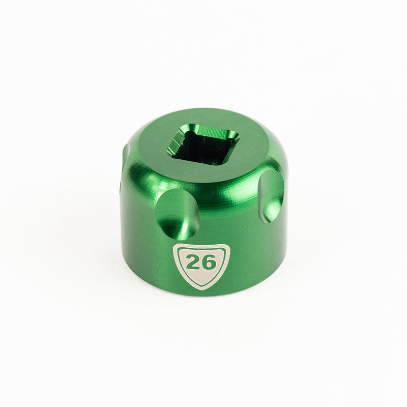 Load image into Gallery viewer, Abbey Top cap Socket 26mm
