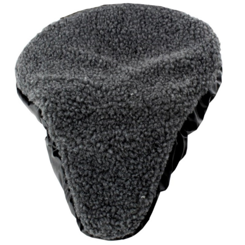 Load image into Gallery viewer, Reversible Leatherette/Imitation Sheepskin Saddle Cover - Top