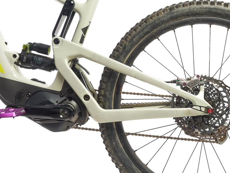 Load image into Gallery viewer, AMSFrameGuardEXTRACLEARonbike1