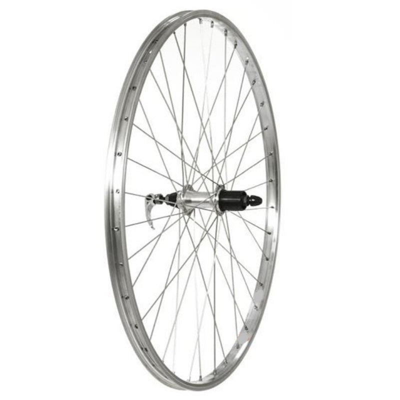 Load image into Gallery viewer, Rear 26&quot; QR Alloy 8/9 Speed Cassette Wheel
