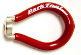 Load image into Gallery viewer, Spoke Wrench (80 ga./.136 nipple) with red handle
