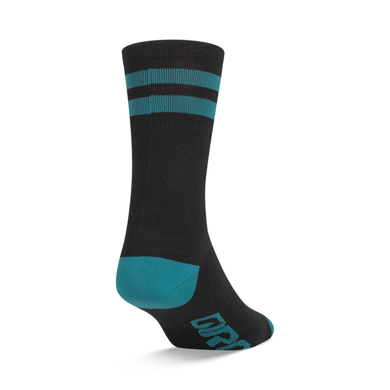 Load image into Gallery viewer, Giro Winter Merino Wool Sock - Black/Harbor Blue