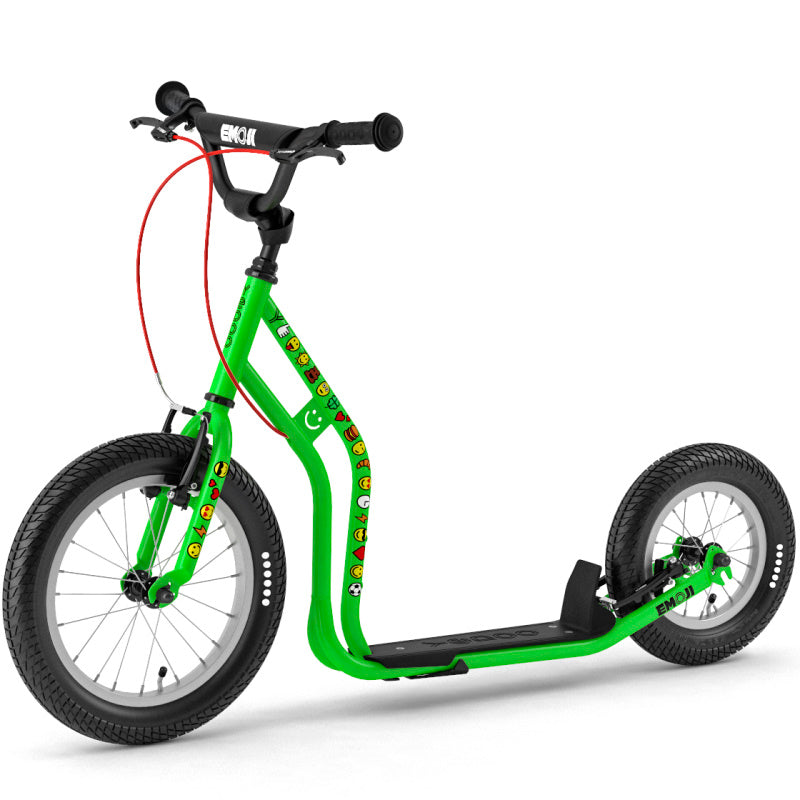 Load image into Gallery viewer, Yedoo Wzoom Emoji Scooter 16/12" Green