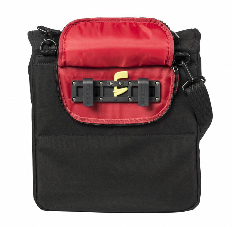 Load image into Gallery viewer, basil-sport-design-commuter-bag-18l-black hook on