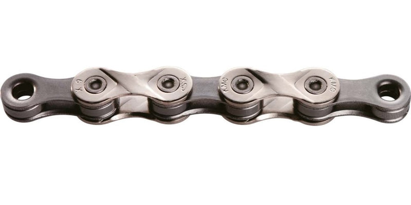 Load image into Gallery viewer, KMC - X9.93 - 9spd Chain (1/2" x 11/128") Silver/Grey