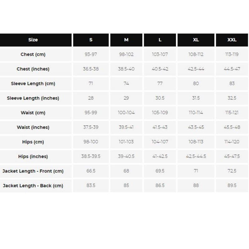 Load image into Gallery viewer, Reflect360 Platinum Jacket Men's Sizing Guide