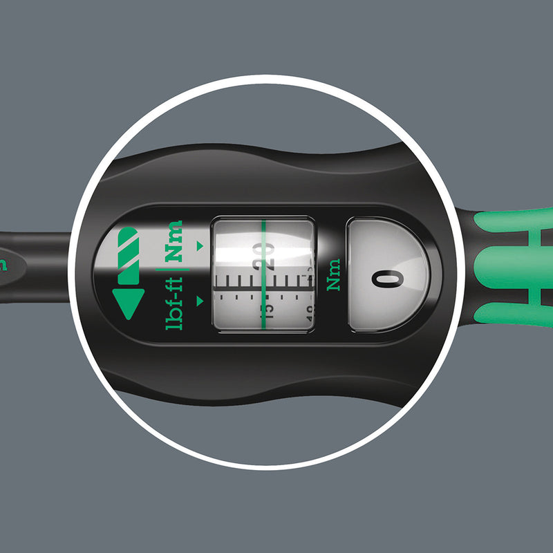 Load image into Gallery viewer, Easy setting and saving of the desired torque value; readable on the main and fine scales.