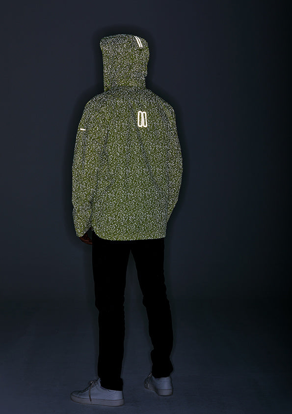 Load image into Gallery viewer, basil-skane-hivis-bicycle-rain-jacket-men-neon-yel