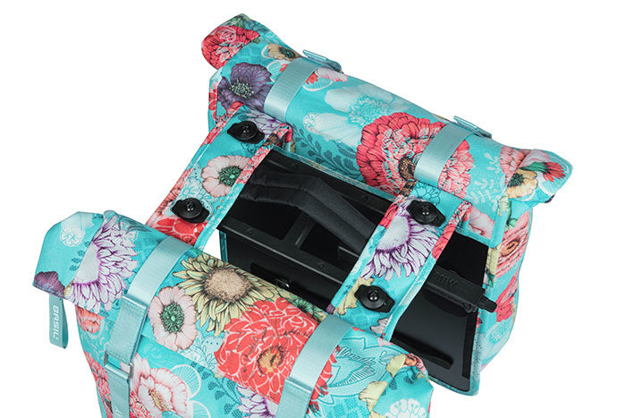 Load image into Gallery viewer, basil-bloom-field-double-pannier-bag-mik-28-35-lit