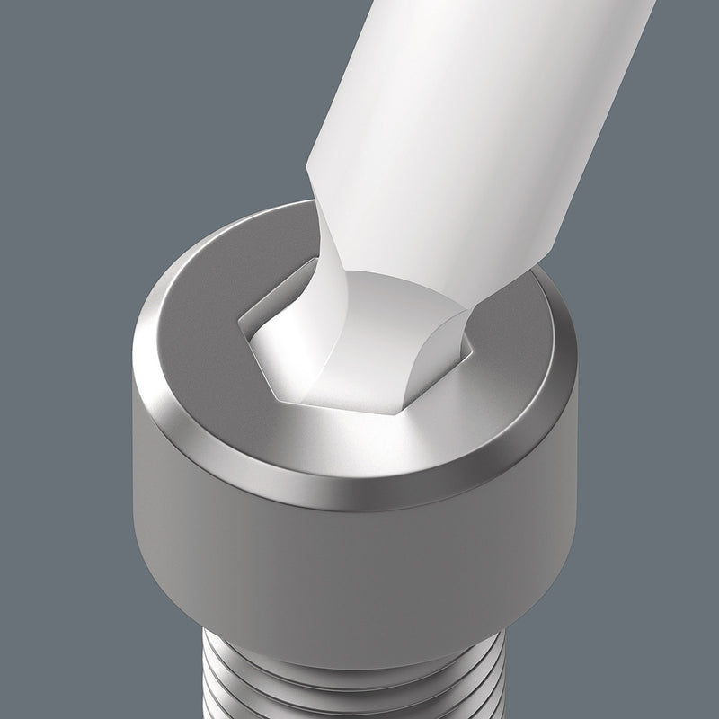 Load image into Gallery viewer, The spherical drive profile means that it is possible to swivel the axis of the tool to that of the screw, and therefore enable angled, "around-the-corner" screwdriving jobs.