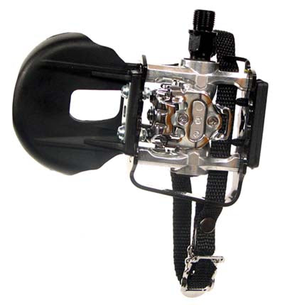 Load image into Gallery viewer, PEDAL C/LESS SINGLE W/STRAPS