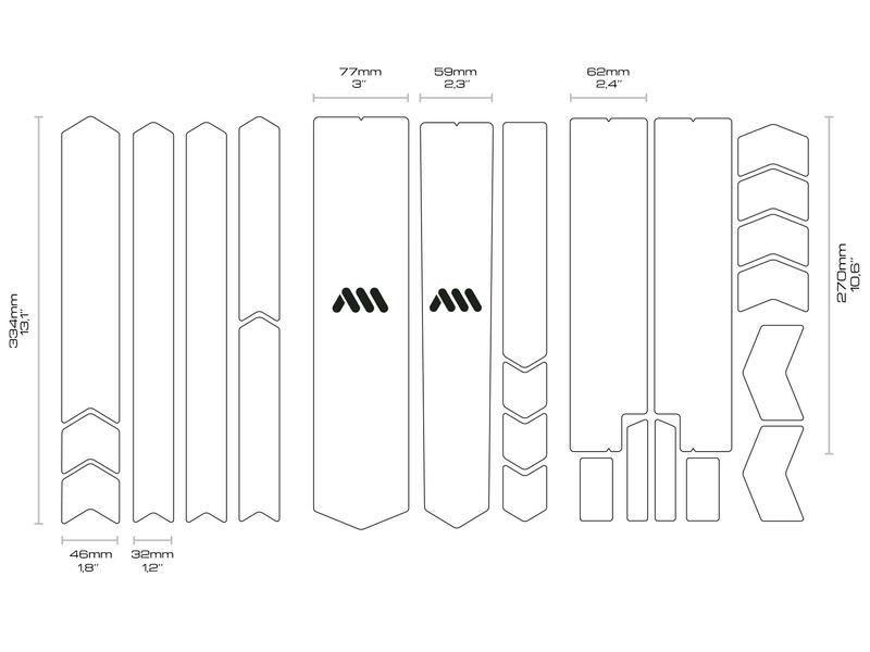 Load image into Gallery viewer, AMS_Frame_Guard_TOTAL_CLEAR_-SIZES