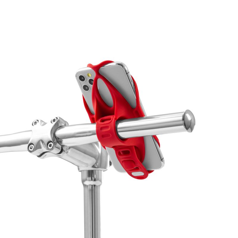 Load image into Gallery viewer, Bone Collection Bike Tie 4 Smartphone Holder Red