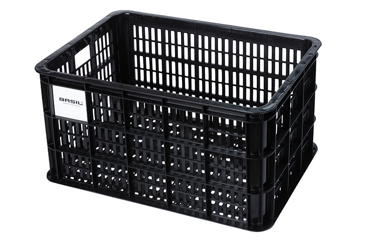 Load image into Gallery viewer, basil-bicycle-crate-l-large-40-litres-black